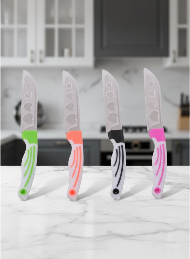 4-piece knife set, multi-colored and multi-purpose - Image 4